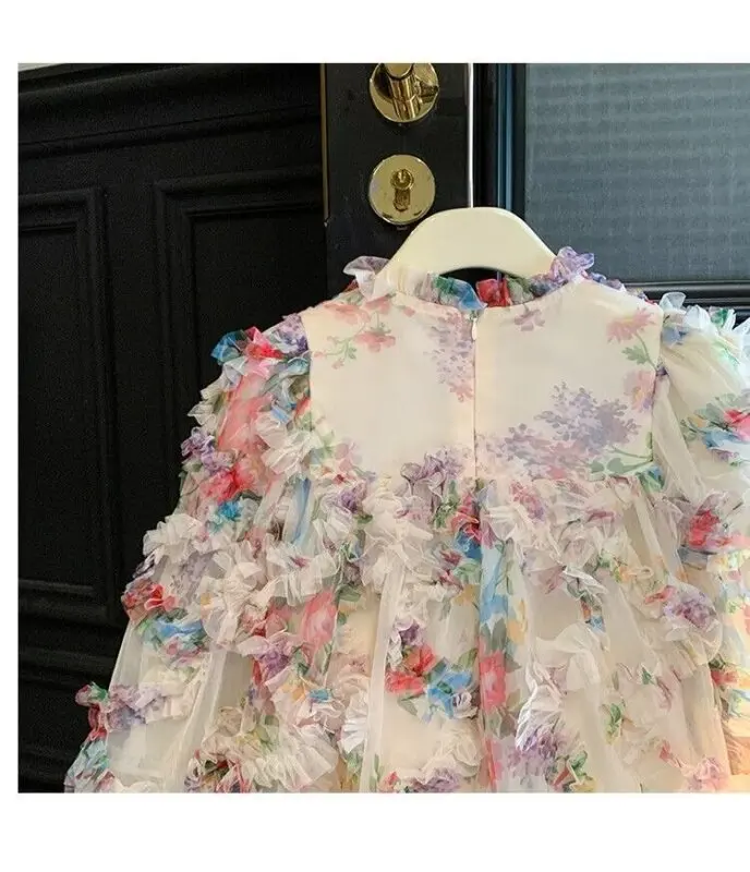 Flower Girls Dresses For Kids Girl Clothes Children Birthday Princess Dress Christmas Party Clothing Evening Party Gown 2024