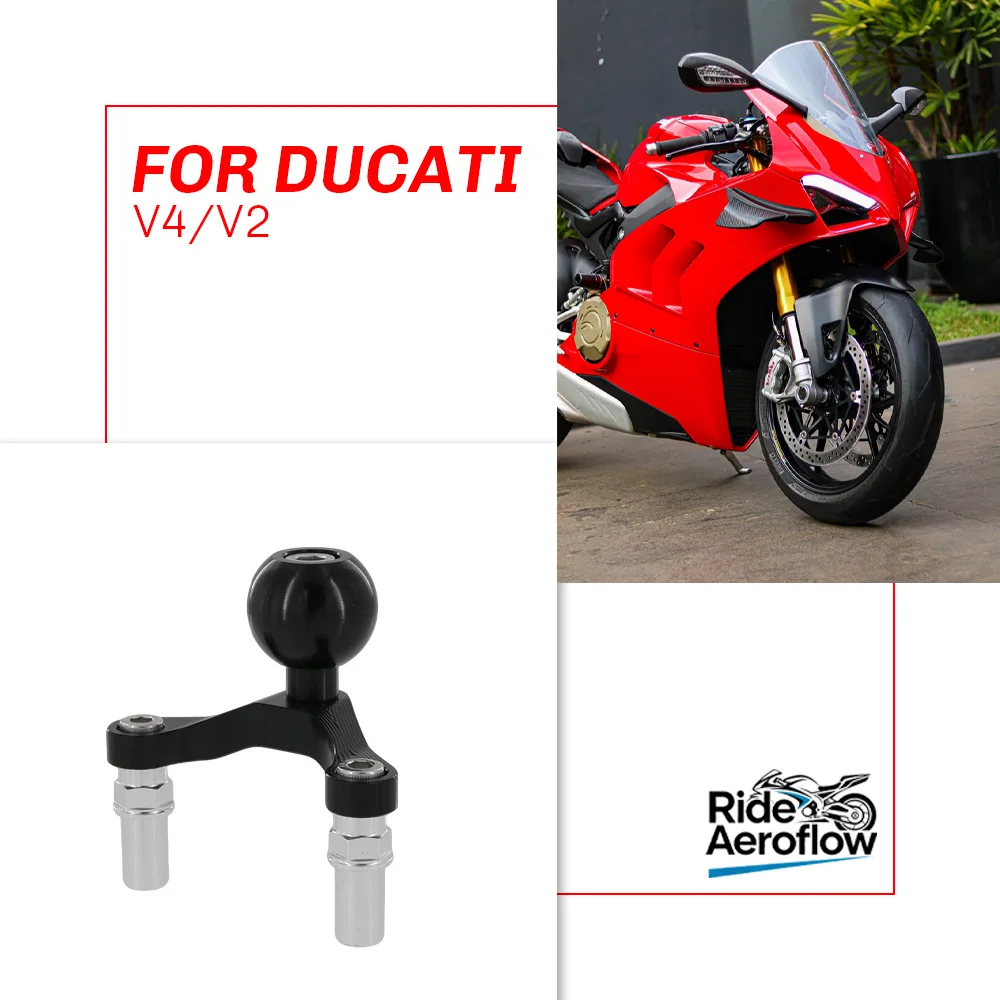 Navigation Car Holder Carrier Motorcycle Mobile Phone Mount Cellphone Device Bracket Stand For Ducati Street Fighter V2 V4