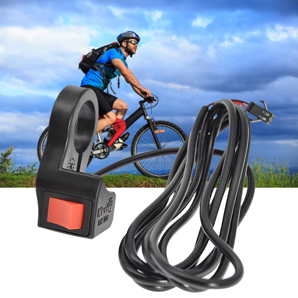 Electric Bicycle Scooter Forward Backward Switch Button For 22.5mm Handlebar For On\off Purpose Head Lamp Speed Assist