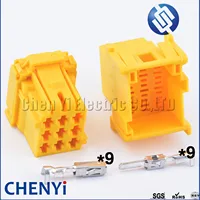 Conector de amplificador de potencia de automóvil de 9 pines/vías enchufe de amplificador de Audio automotriz enchufe de arnés de cableado 8- 968971 -1 1- 967626 -1
