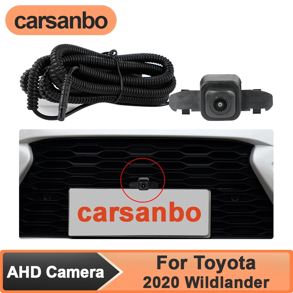 

Carsanbo Wide Angle 150° AHD 1080P Front View Camera for Toyota 2020 Wildlander Night Vision Waterproof Fisheye Parking Monitor