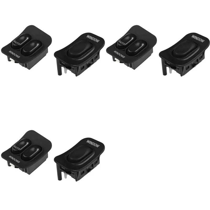

Ingenious-6Pcs F57Z-14529-A F57Z-14529-B Right&Left Power Control Window Switch For Ford Ranger 1995-2007 Window Lifters Button