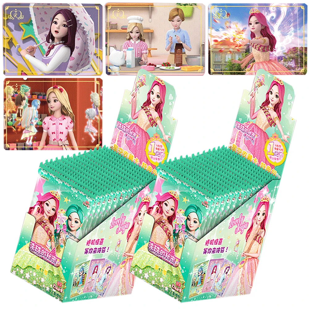 

Magical Cartoon Collection Card Fantasy Pretty Girls Transforms Into Adventure Cards Girls Cherish Christmas Gifts Hobbies Toys