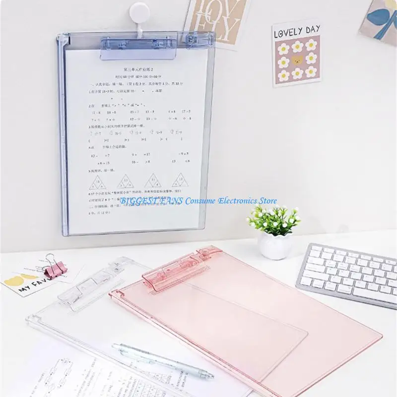 

Writing Board Document Conference Clipboard with Pen Clip and Measuring Ruler