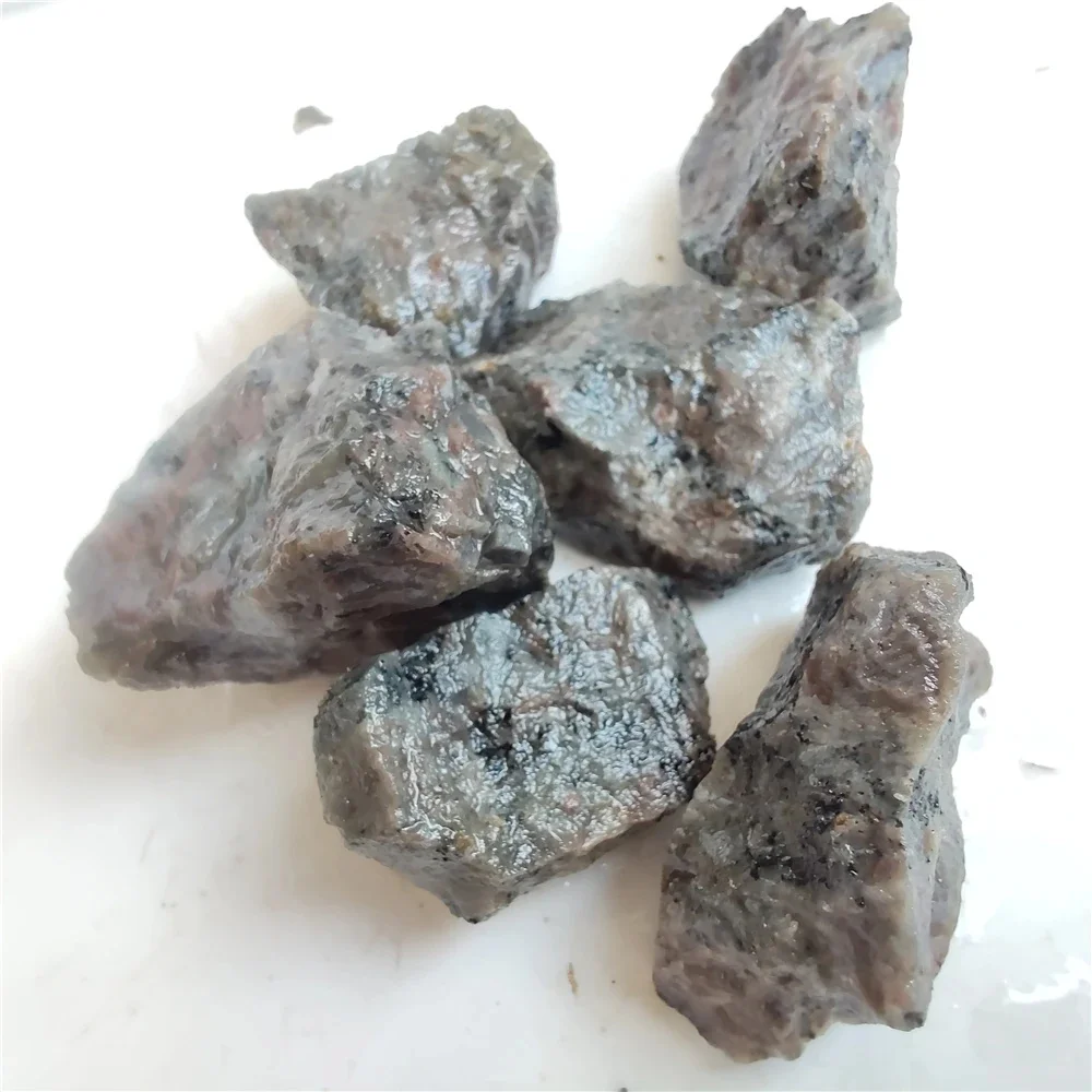 Natural Yooperlites Flame Syenite Stone Decor Stone Fluorescent Sodalite Mineral Rough Crystal Long-wave UV Collection Specimens