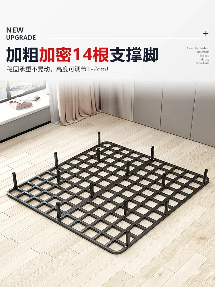 row frame bed frame sub-bed board support frame 1.8m All-steel dragon bed support rod tatami 1.5