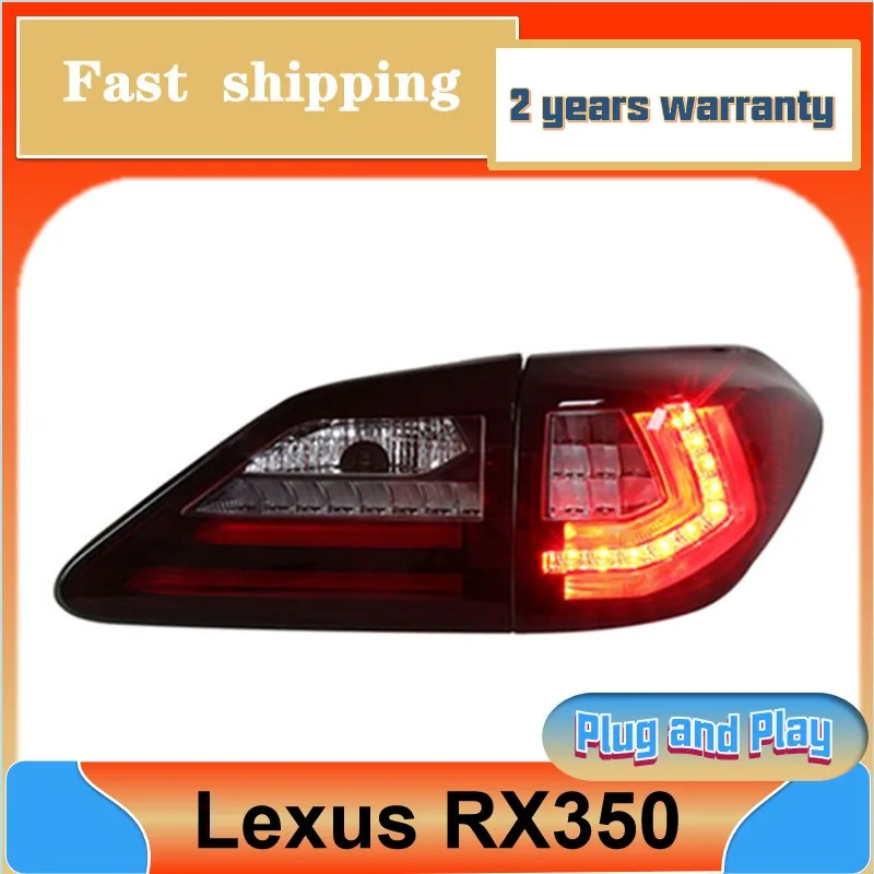 

Car Styling for Lexus RX350 Taillight 2009-2015 RX350 Tail Lights RX Rear DRL Fog Brake Reversing Turn Signal