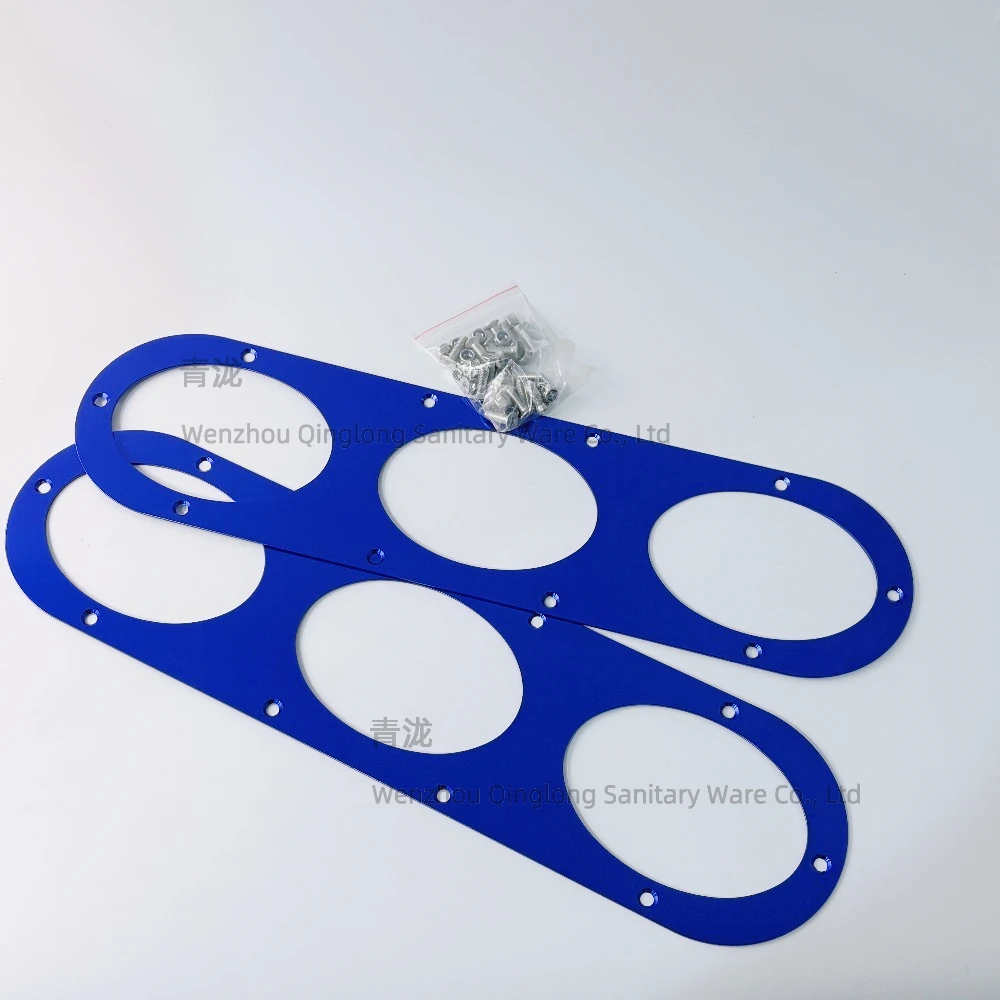 

Пара алюминиевых спойлеров-диффузоров на задний бампер с 3 отверстиями для вентиляции, 15.6x4.13 дюйма