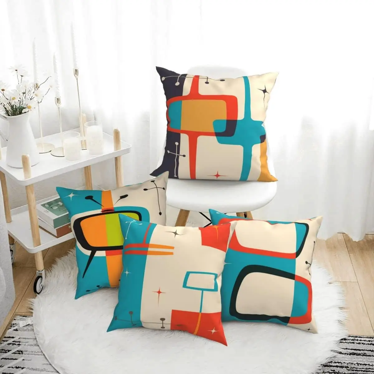 

Medieval Style Cushion Cover 40 X40cm Throw Pillowcase Living Room Decoration Square Pillowcase pillow covers decorative