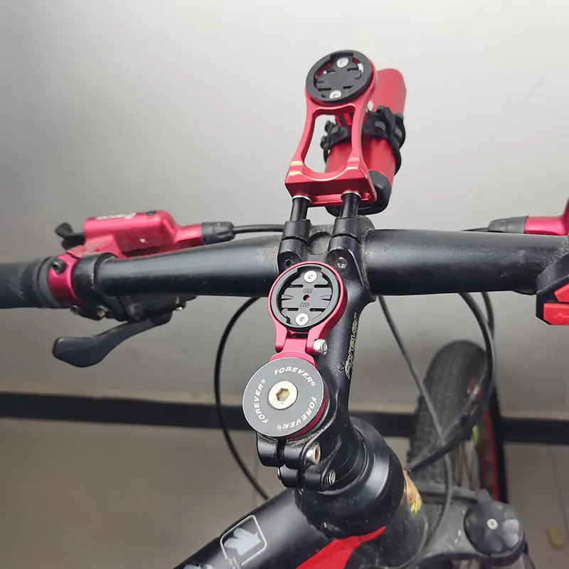 دراجة GPS قوس الكمبيوتر جبل حامل CNC ل Wahoo Garmin Bryton Cateye IGPSPORT نظام تحديد المواقع الكمبيوتر دراجة قوس ملصق الهاتف