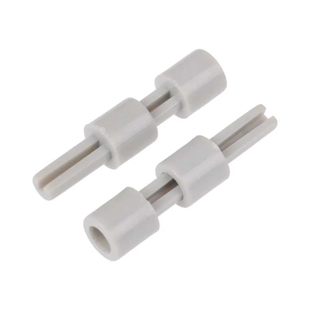 Extended Shaft for Mixer Potentiometer 4pcs Gray Plastic D-Shaft 6mm Hole Size 25mm x 10mm for Precision Control