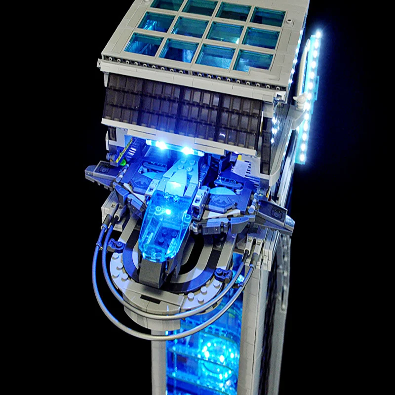 LYBMTWF LED light 76269 set is suitable for Avengers Tower building blocks (including lighting accessories only)