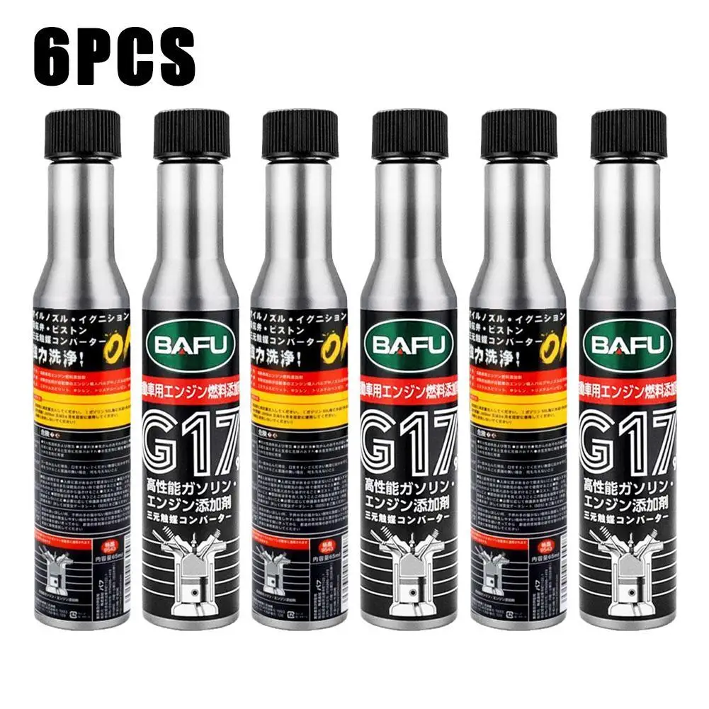 6pc G17 Engine Cleaner Oil System Cleaner For Engines Powerful Detergents To Clean Injectors Carburetors Valves Combustion Chamb