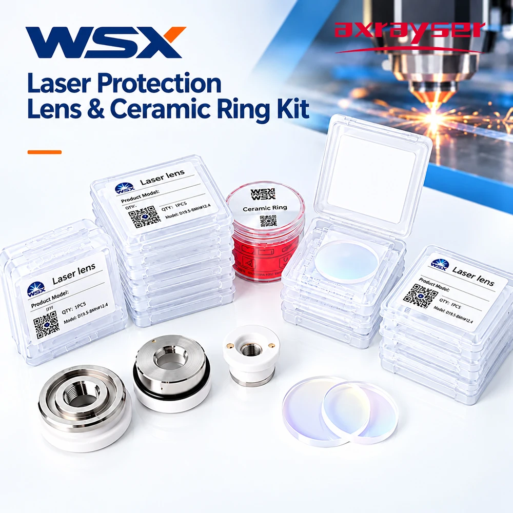 WSX D18x2 4kw D20x2 4kw Laser Protective Lens Ceramic Rings D28/D32 Ceramic Nozzle Holder For WSX Fiber Laser Cutting Machine