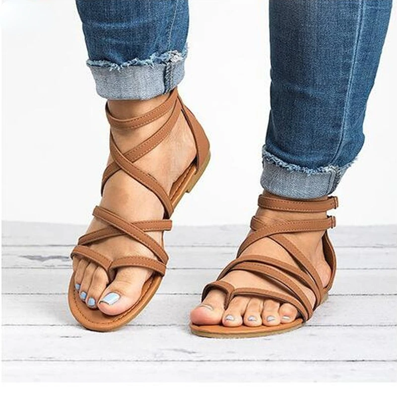 Women Flipflop Sandals 2022 New Summer Footwear Plus Size 43 Ladies Flat Sandal Female Casual Beach Shoes Comfortable Slippers