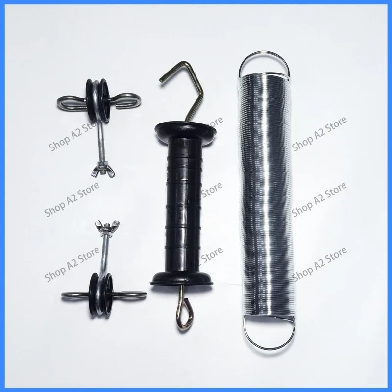 Pasture breeding fence Plastic insulating door handle Tensile spring for animal husbandry Cattle, sheep and pigs Sretching