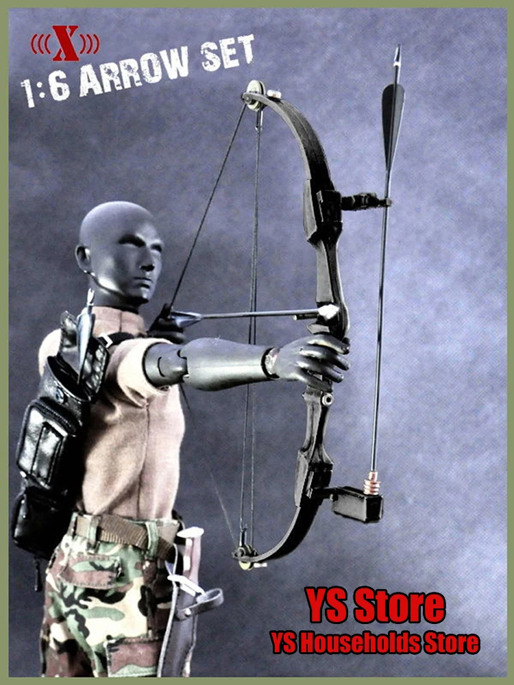 X-TOYS X006 1/6 Soldier Weapon Scene Ornament Black Arrow Set Simulation Model Toys For 12" Action Figure Diy Decoration
