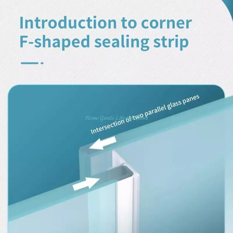 e74e multipurpose glass door seal شرائط محمولة للحمامات النظيفة والآمنة