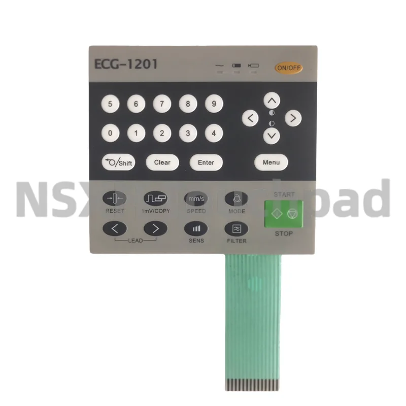 

New For ECG1200 ECG1201 ECG-1200 ECG-1201 Membrane Keyboard Button Keypad Film