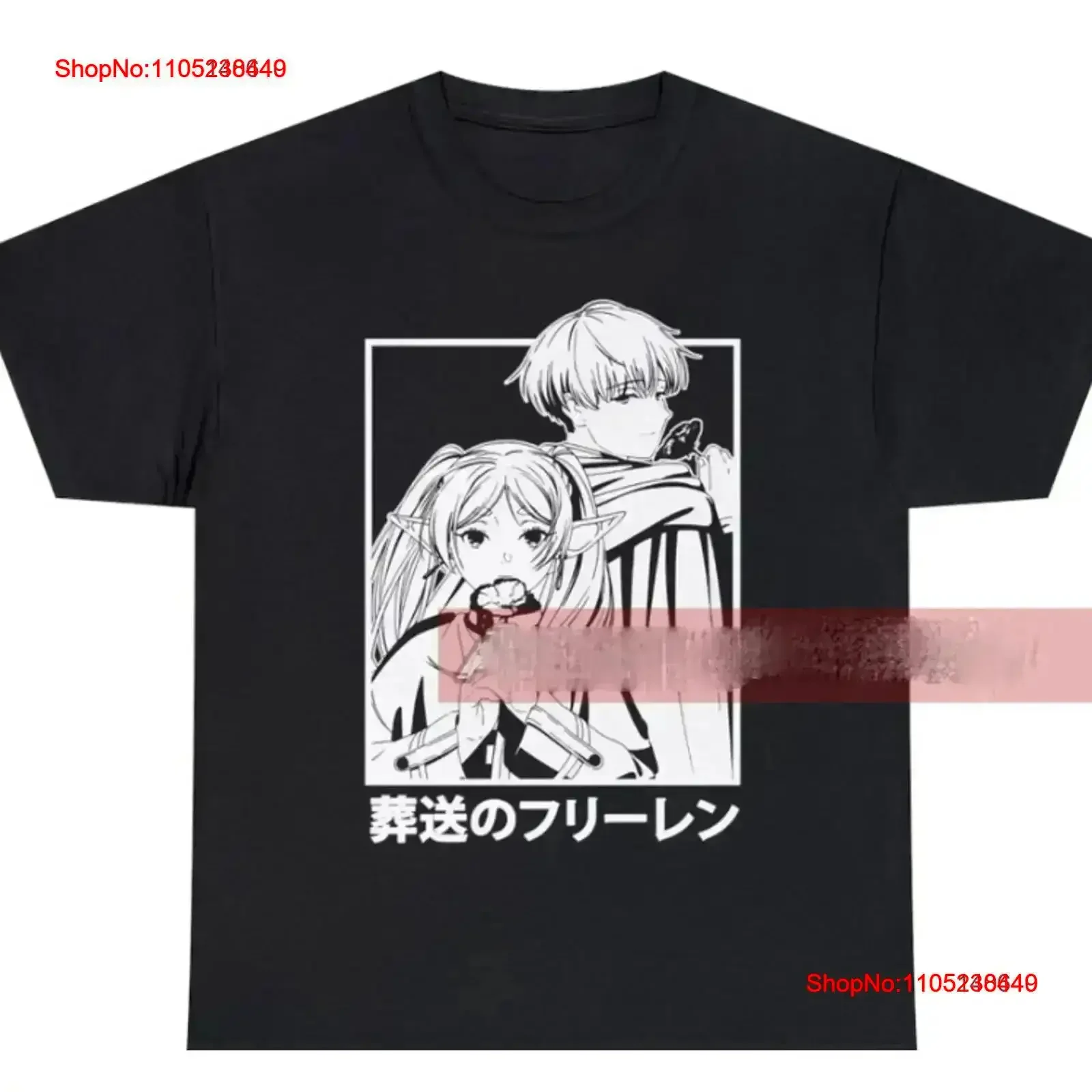 

Freiren The Last Great Mage Anime T Shirt For Manga Lovers vintage Washed Stretched fashion Top Everyday Wear vintage Washed