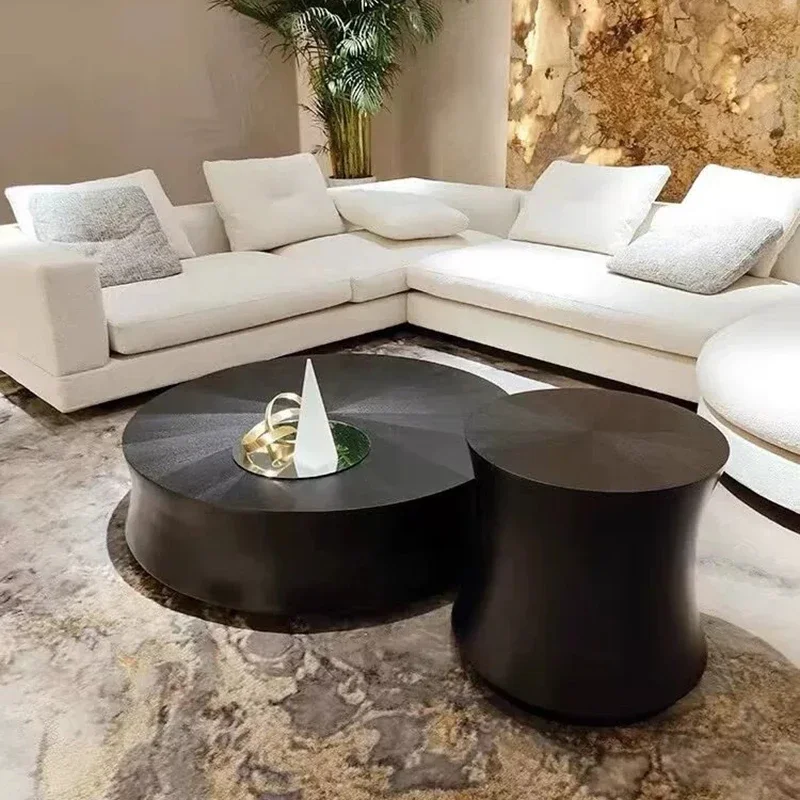 

Space Saving Coffee Table Black Living Room Bedroom Aesthetic Minimalist Center Side Table Writing Mesa Auxiliar Patio Furniture