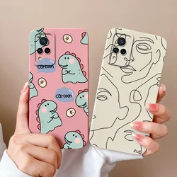 For VIVO V21 4G 5G Case New Design Cute Dinosaur Cartoon High-quality Liquid Silicone Coque For VIVO V21 4G 5G Prevalent Fundas