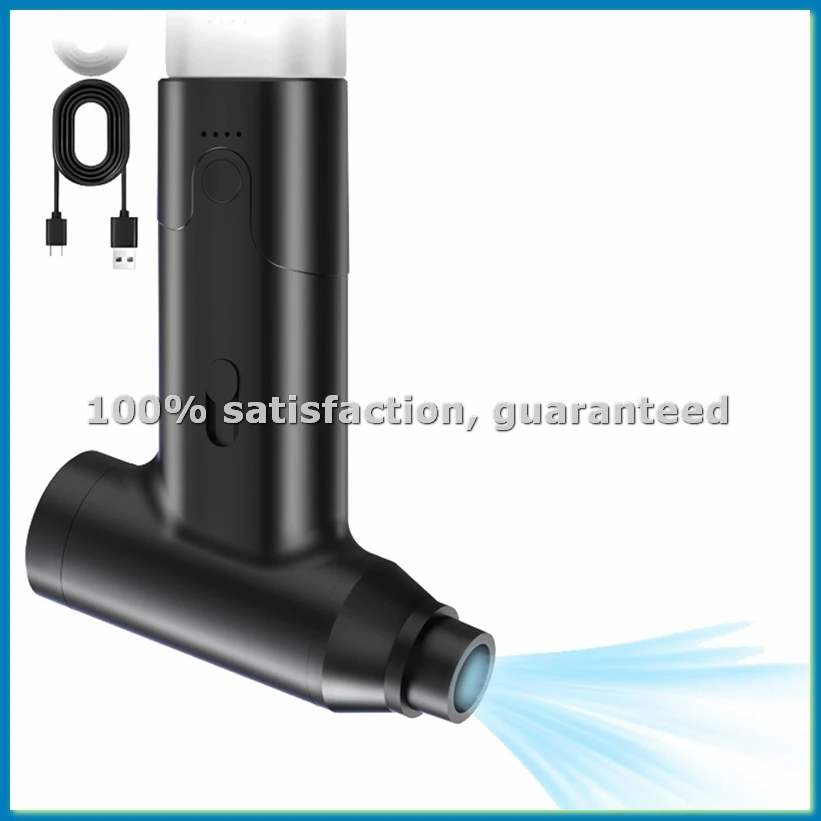 Compressed Air Duster, Portable Electric Air Duster for Computer, Car, Home, Office, Cordless Keyboard Cleaner-A25R