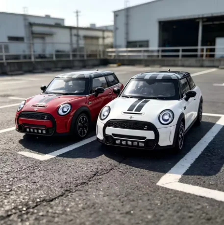 1:18 Mini Cooper S Simulation Alloy Classic Car Model Toy Hobby Collection Gift Series Static Ornaments