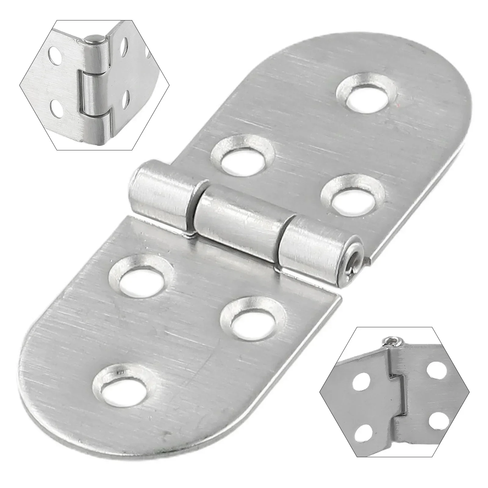 Furniture Fittings Folding Hinges Self Supporting 180° Folding Stainless Steel Flap Hinge For Cabinet Furniture