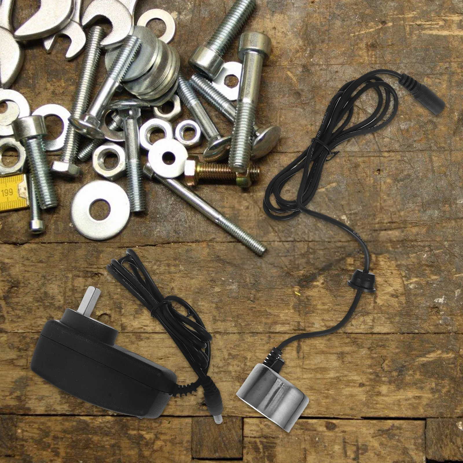 

Water Fountain Pond Mist Maker Black Au Plug Durable 24V Fog Maker for Fish Bonsai Crafts Coffee Table Aquarium Fishtank Office