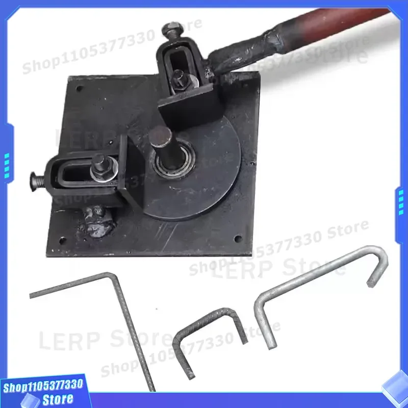 Portable Manual Rebar Bender Stainless Steel Motorized Building Tool for Construction Site Heavy Duty Steel Bar Bending