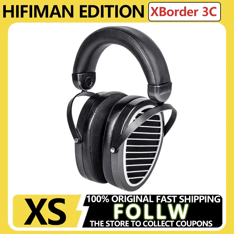 HIFIMAN Edition XS Full-Size Over-Ear Open-Back Planar Magnetic Hi-Fi Headphones with Stealth Magnets Design Adjustable Headband