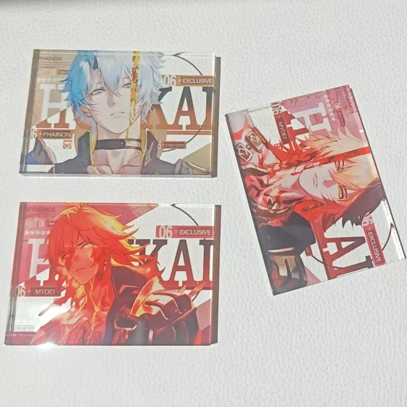 3Pcs/Lot  Mydei  Phainon NeiKos496 Game Peripheral Thickening Acrylic Stand-Up Personalized Desktop Ornament