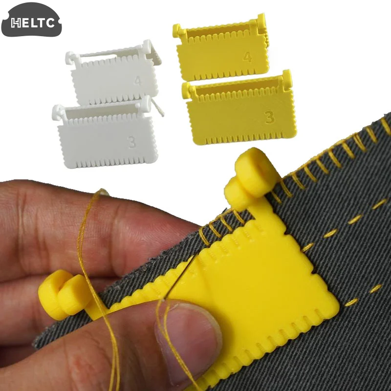 

2pcs Seam Guide Clip On Sewing Edge Guide Needle Gauge Portable Measuring Tool For Beginners Quilting Crafting Hemming Edge DIY