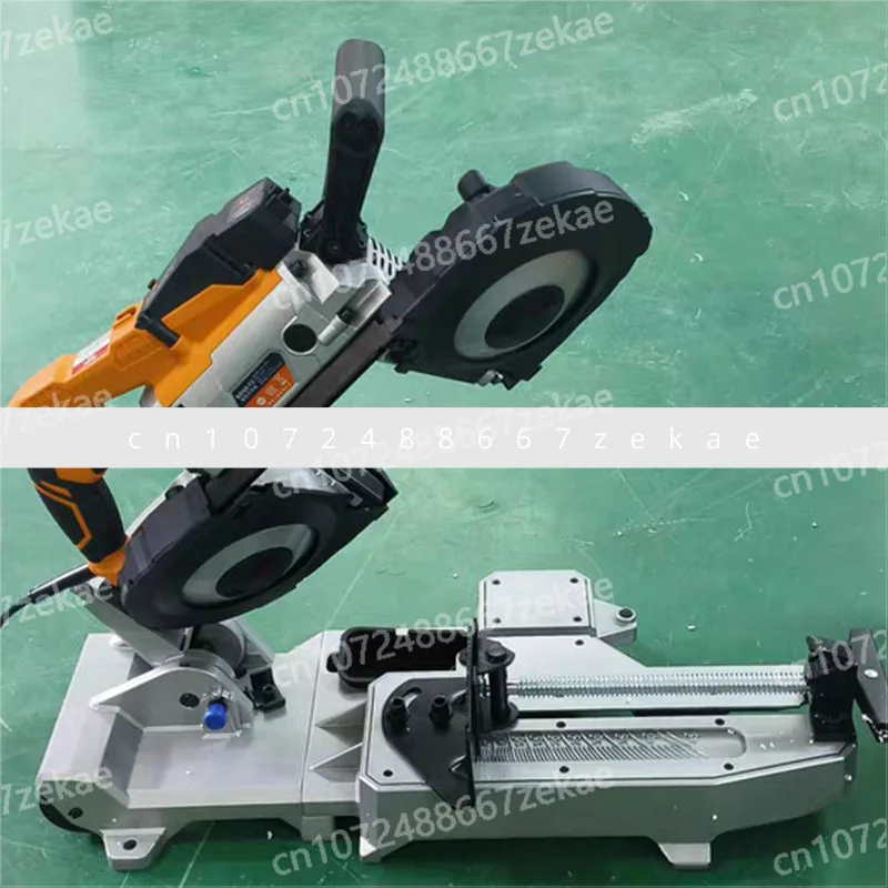 

Портативная ленточная пила, настольный станок для резки металла, электроинструмент для резки дерева, 1100 Вт, съемная базовая пила