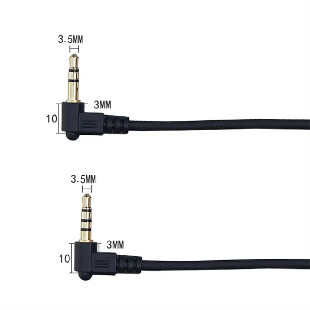 Microphone Adapter 3.5mm Microphone Cable Micr to Camera 3Pole to 4 Pole Microphone Cable TRS to TRRS 3.5mm Spring Coiled