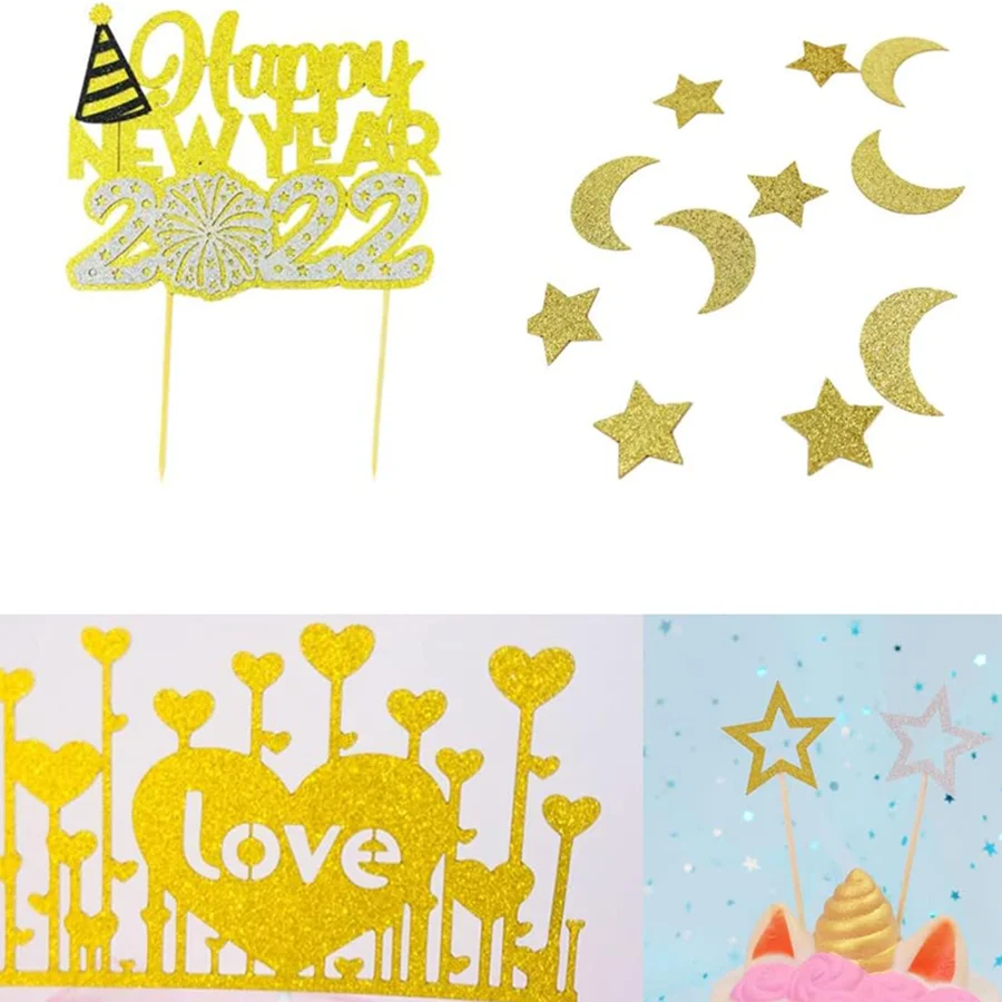 100sheets A4 color glitter stickers, 1pc 25mm round hole punch, birthday gift packaging and party wedding decoration - 10 colors