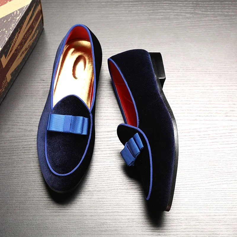 Suede Leather Men Loafers Shoes Fashion Male Boat Shoes Casual Shoes Man Party Wedding Footwear