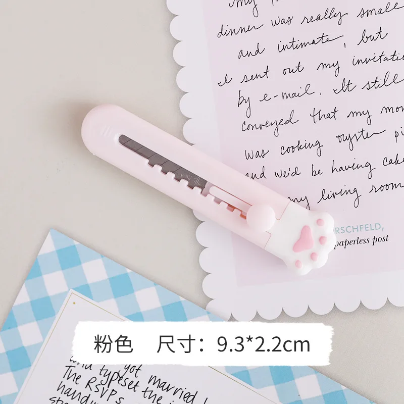 Cute Mini Portable Utility Knife with Creative Cartoon Design for Cutting Paper and Packages, Ideal for Students and DIY Lovers