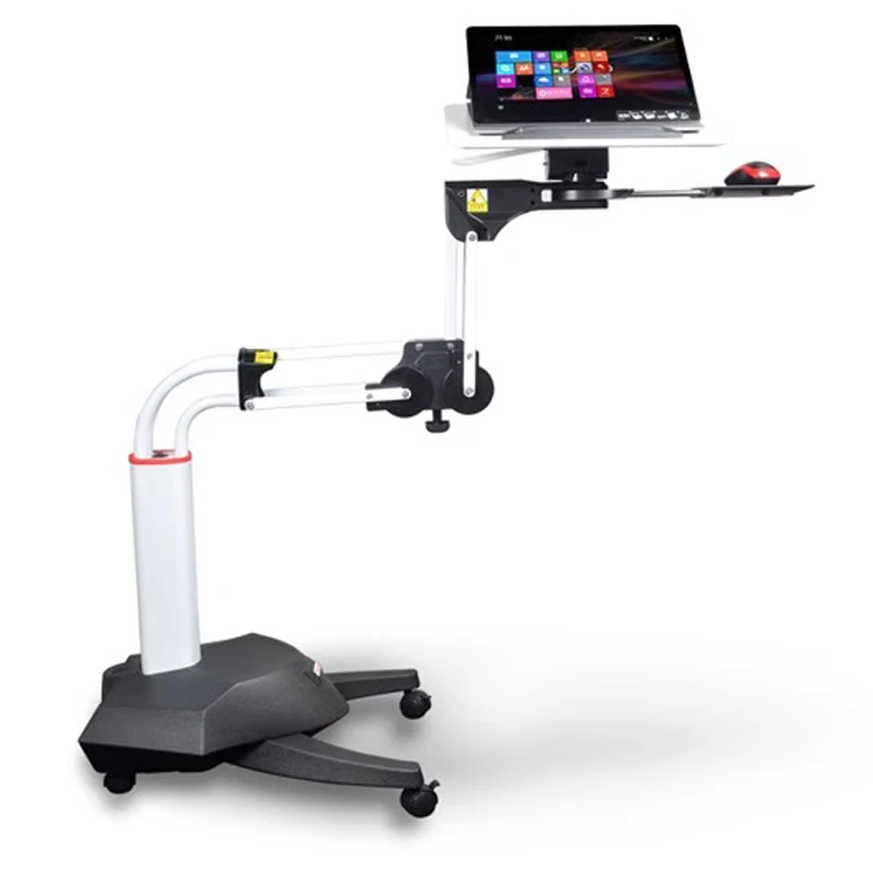 โต๊ะวางโน้ตบุ๊กแบบยืดหดได้ ปรับหมุนได้ ใช้ได้กับโซฟา เตียงนอน  สำหรับวางโน้ตบุ๊ก  ยกได้  หมุนได้  ใช้งานได้หลากหลาย