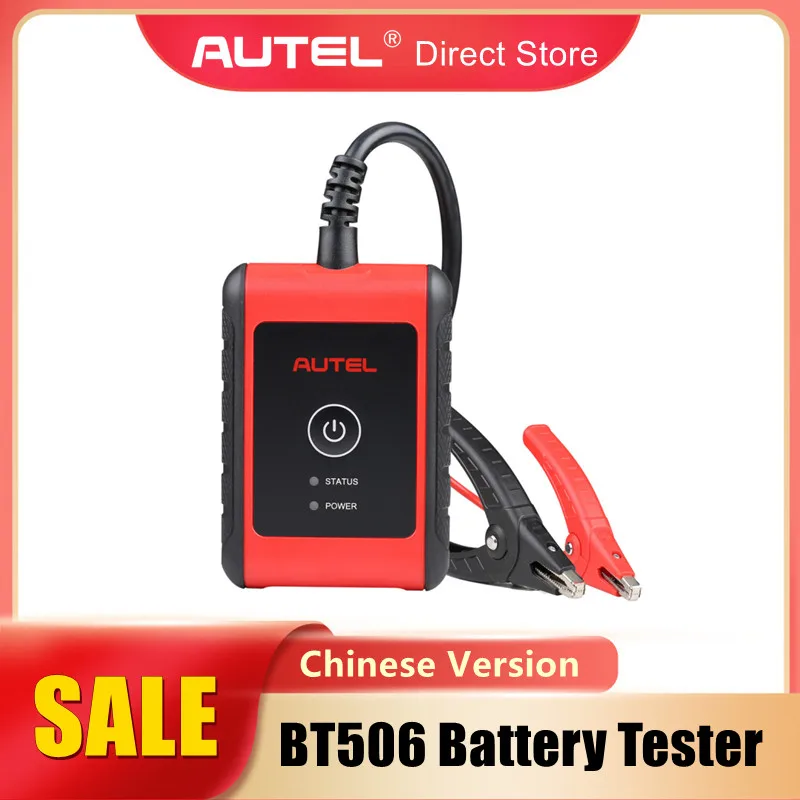 Autel MaxiBAS BT506 Auto Car Battery and Electrical System Analysis Tool Tester Works for Autel MaxiSys Tablet