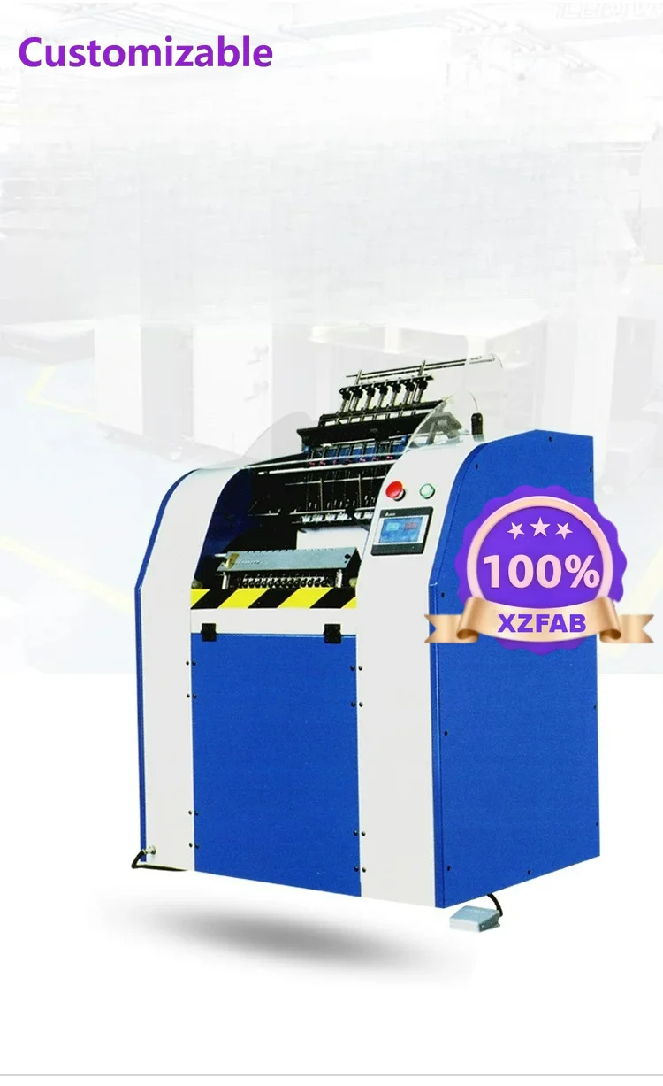Factory Direct 2026 SX-310DP Automatic line locking machine, printing large manual line installation machine, hardcover book