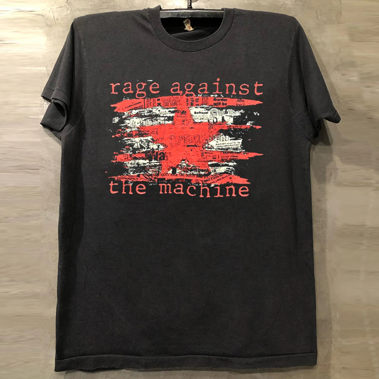 Rage against the Machine Vintage American Short Sleeve T-Shirt Trendy Tee Cotton Casual Summer Fashion for Teenagers