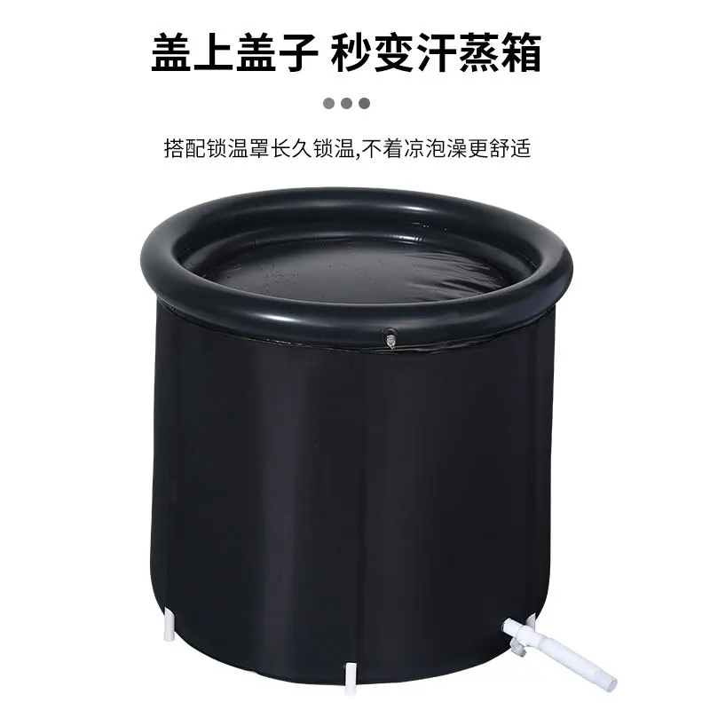 

Трансграничная ванна, складная ванна из ПВХ, нейлоновое утолщенное ведро для ванны, простое ведро для взрослых, ведро для льда, бытовая внешняя торговля