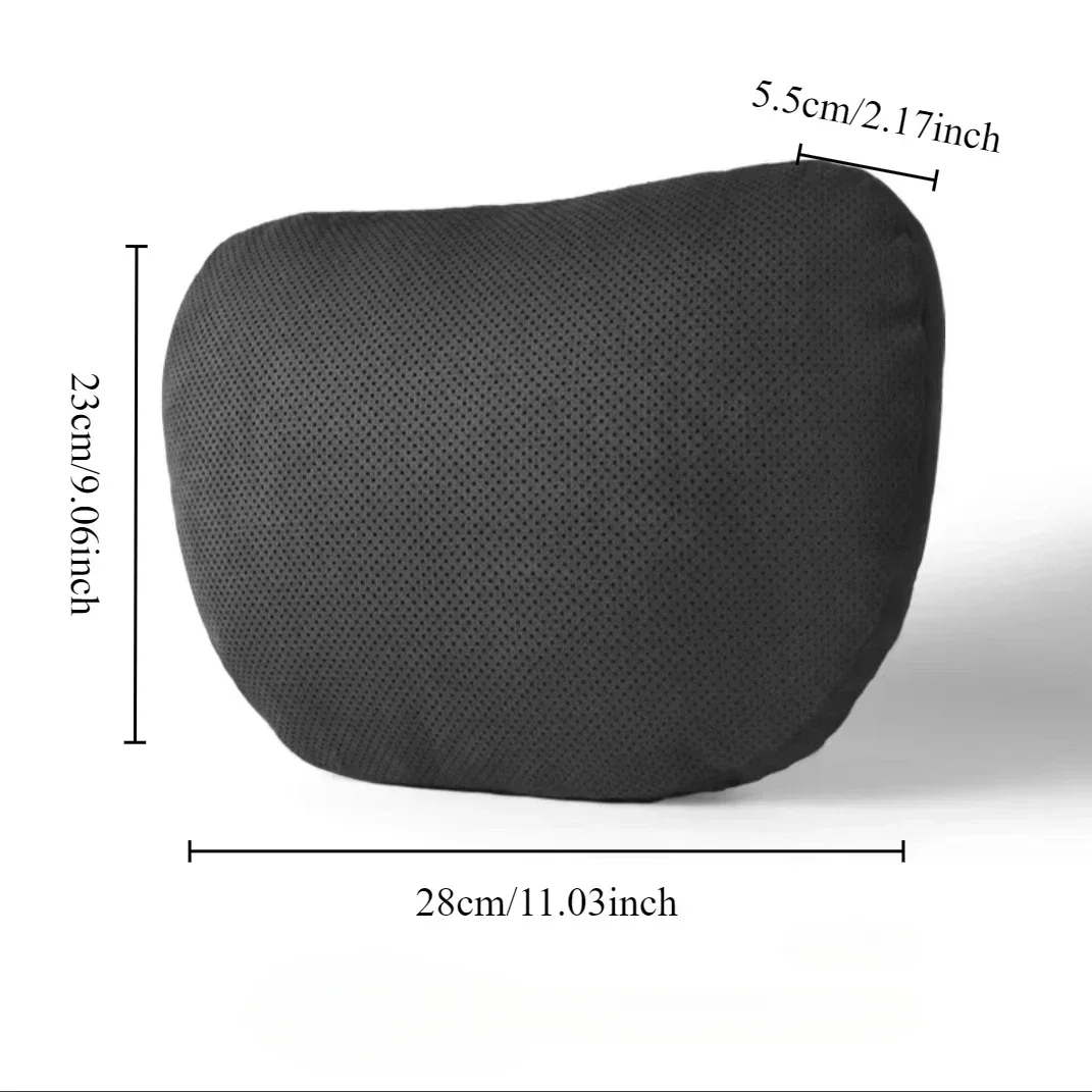 1PC Top Quality Car Headrest Neck Support Seat Soft Neck Pillow Breathable Memory Cotton Design Universal Protector Neck Cushion