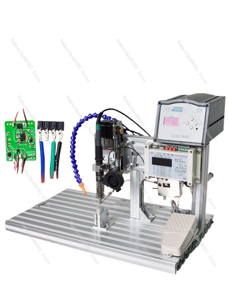 

Semi-Automatic Floating Machine USB Welding Wire Machine Pedal Switch Aviation Plug Tin Feeding Soldering Iron Small High Power