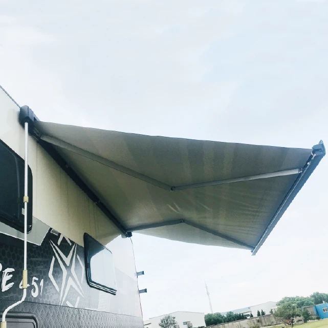 

Automatic Waterproof Outdoor RV Motorhome Caravan Awning Electric Retractable Cassette 4m Aluminium Alloy Durable