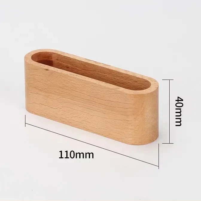 Wooden Business Card Holder Note Holder Display Rack Card Holder Office Supplies Stationery Desktop Accessories Storage Box