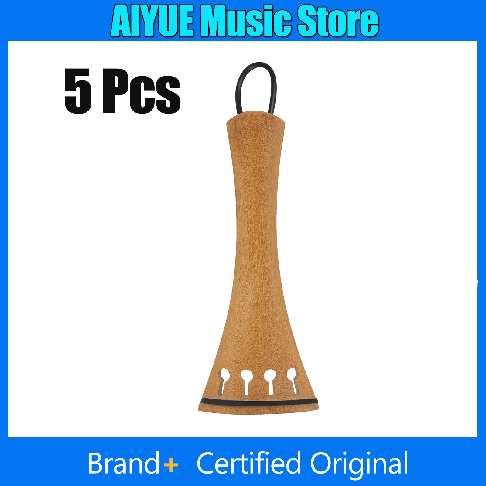 

Violin Pull Chord Plate Jujube Wood Tailpiece 4/4 3/4 With Tail Rope Stretcher Plates Adjustable Stringed Instrument Accessories