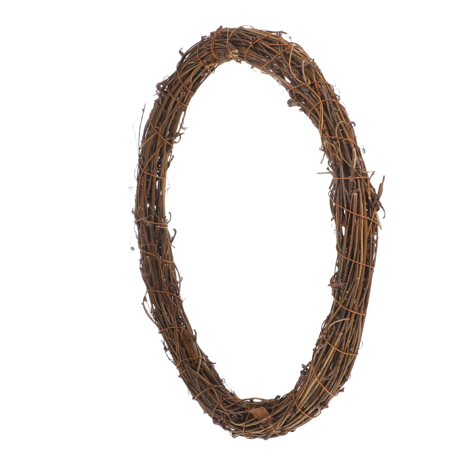 

Natural Grapevine Wreath Twig Vine Garlands 35cm Rattan Branch Wreath Hoop DIY Christmas Decor Frame Twig Vine Garland